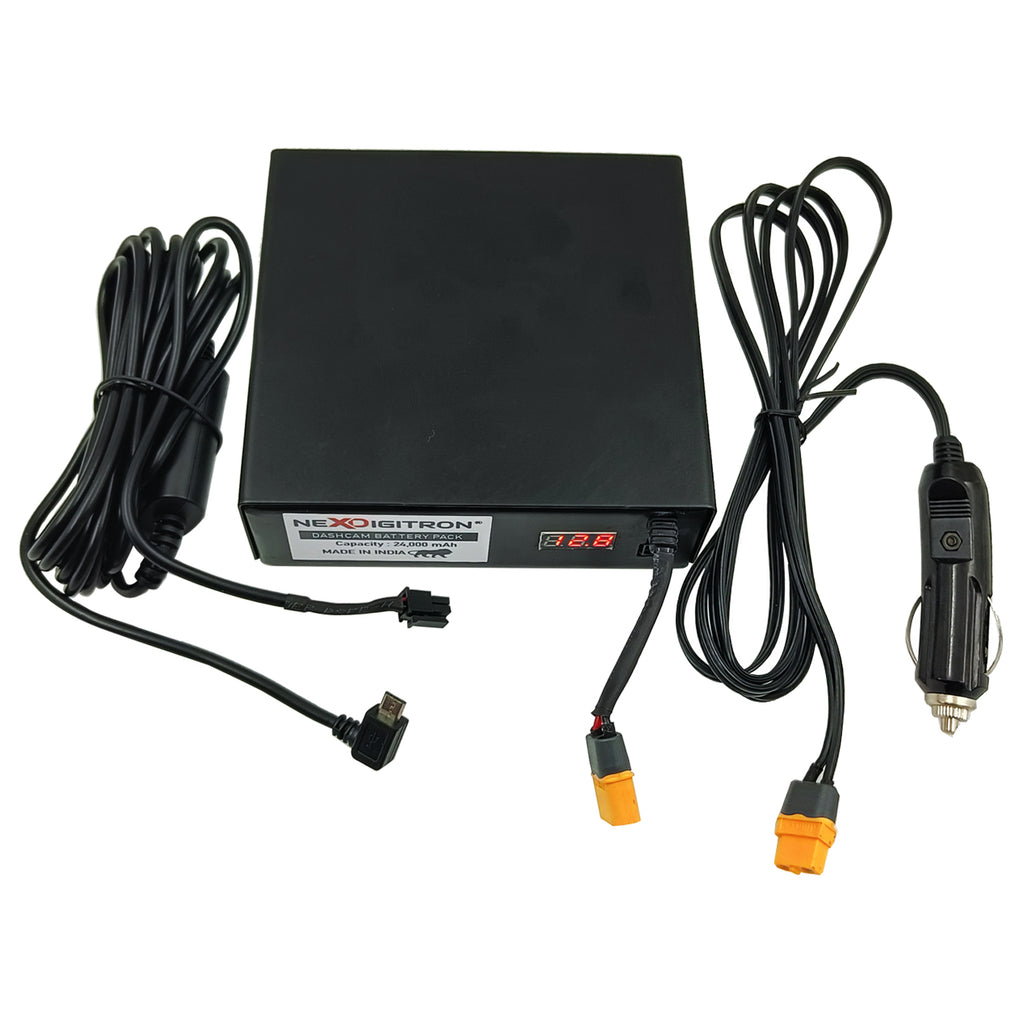 DashCam Battery Pack for 70mai DashCams (Micro USB) - 24,000 mAH –  NEXDIGITRON®