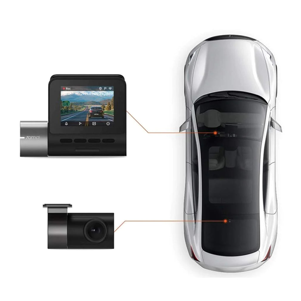 70Mai Dash Cam Pro Plus + Inc Rear Cam, Built-in Wifi, GPS - A500s