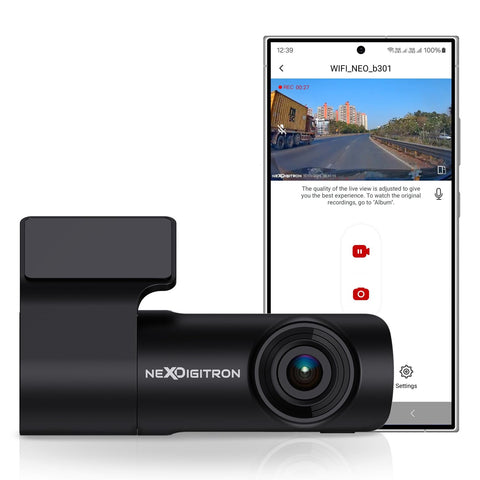 NEXDIGITRON NEO DashCam, Full HD 1080P